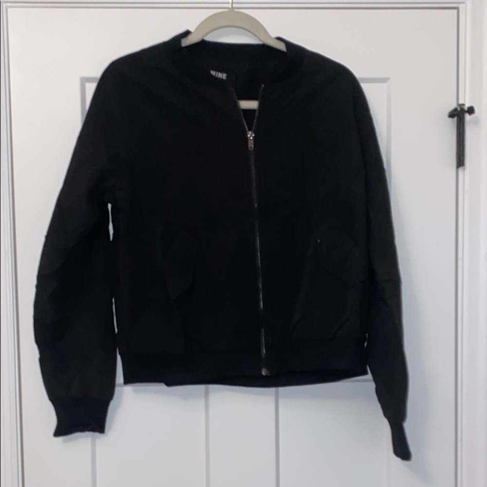 Black Bomber Jacket
